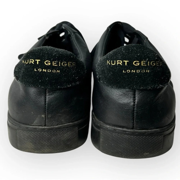 Kurt Geiger Lane Black Leather Sneaker 44 - Picture 5 of 9